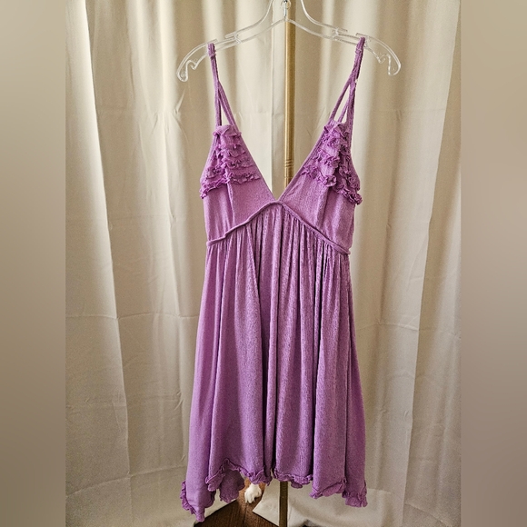 Twenty Ten Lavender Ruffle Sundress | Flowy Open Back 💜 - Picture 2 of 5